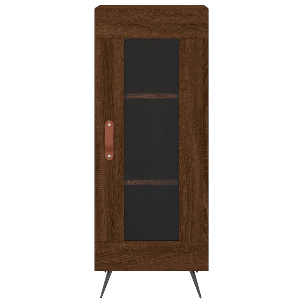 vidaXL Skříň highboard hnědý dub 34,5 x 34 x 180 cm kompozitní dřevo