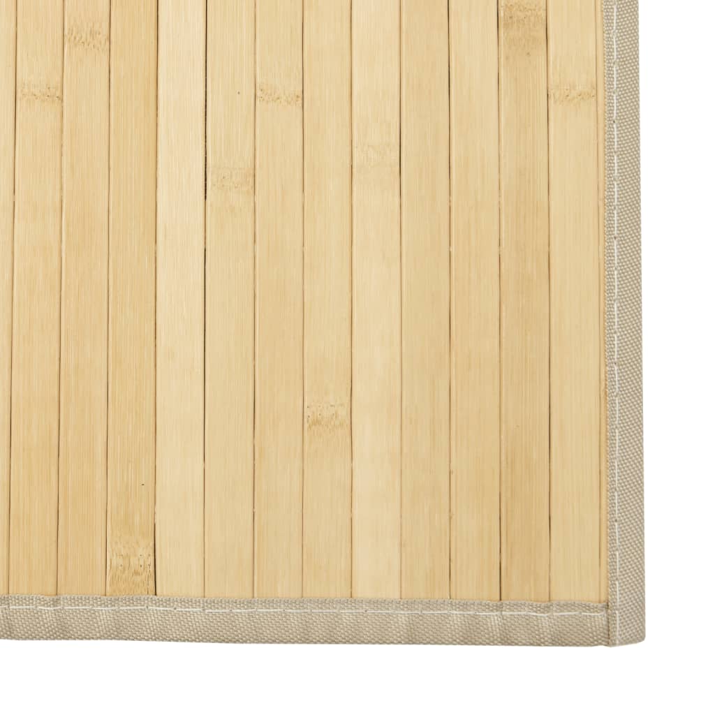 vidaXL Koberec obdélníkový světle přírodní 100 x 400 cm bambus
