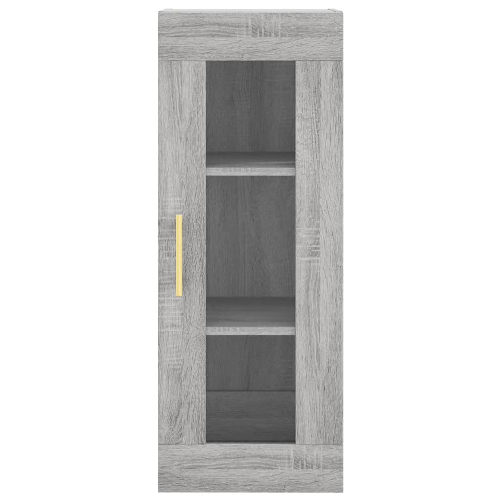 vidaXL Skříň highboard šedá sonoma 34,5 x 34 x 180 cm kompozitní dřevo