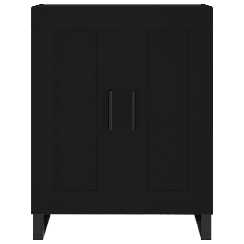 vidaXL Skříň highboard černá 69,5 x 34 x 180 cm kompozitní dřevo