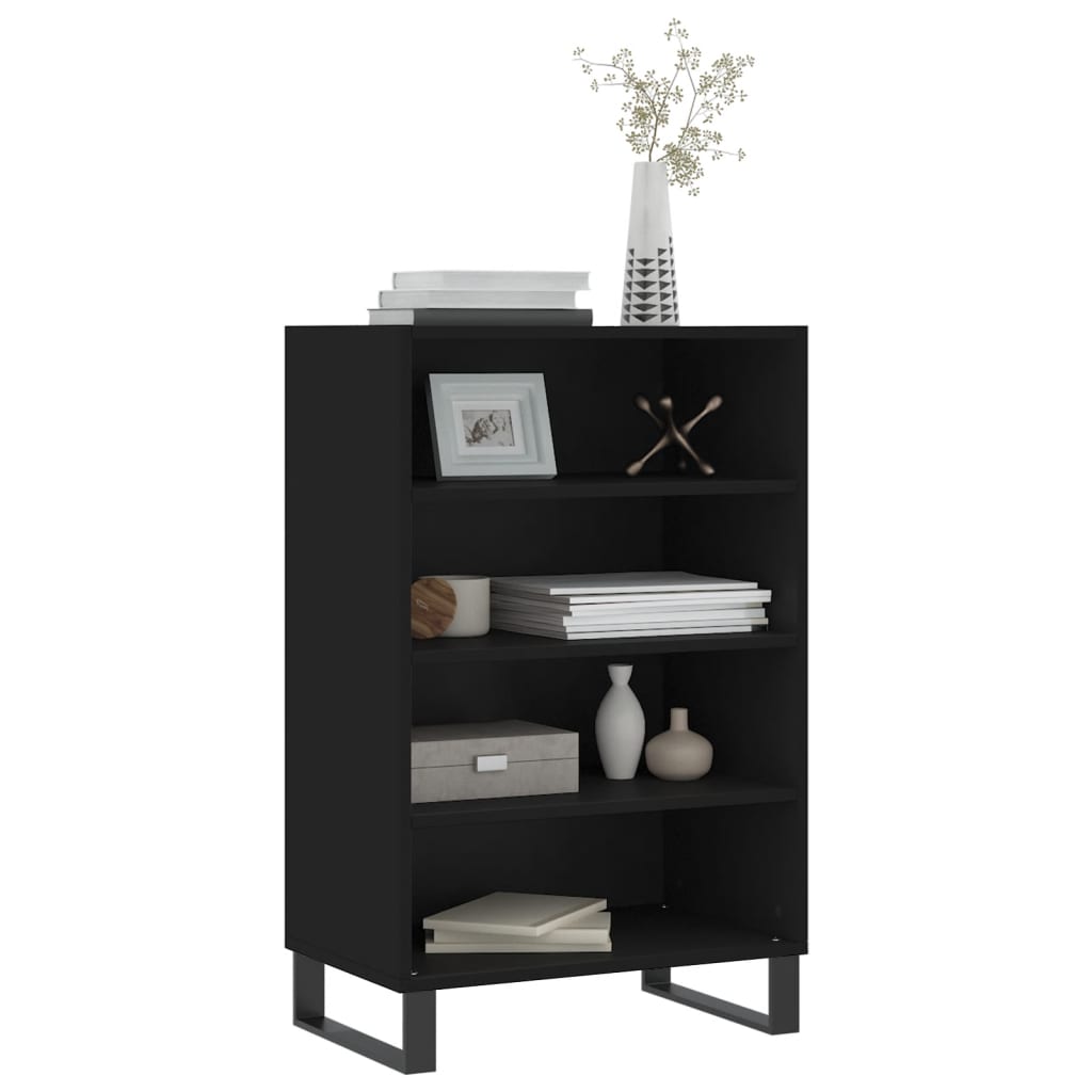 vidaXL Skříň highboard černá 57 x 35 x 90 cm kompozitní dřevo