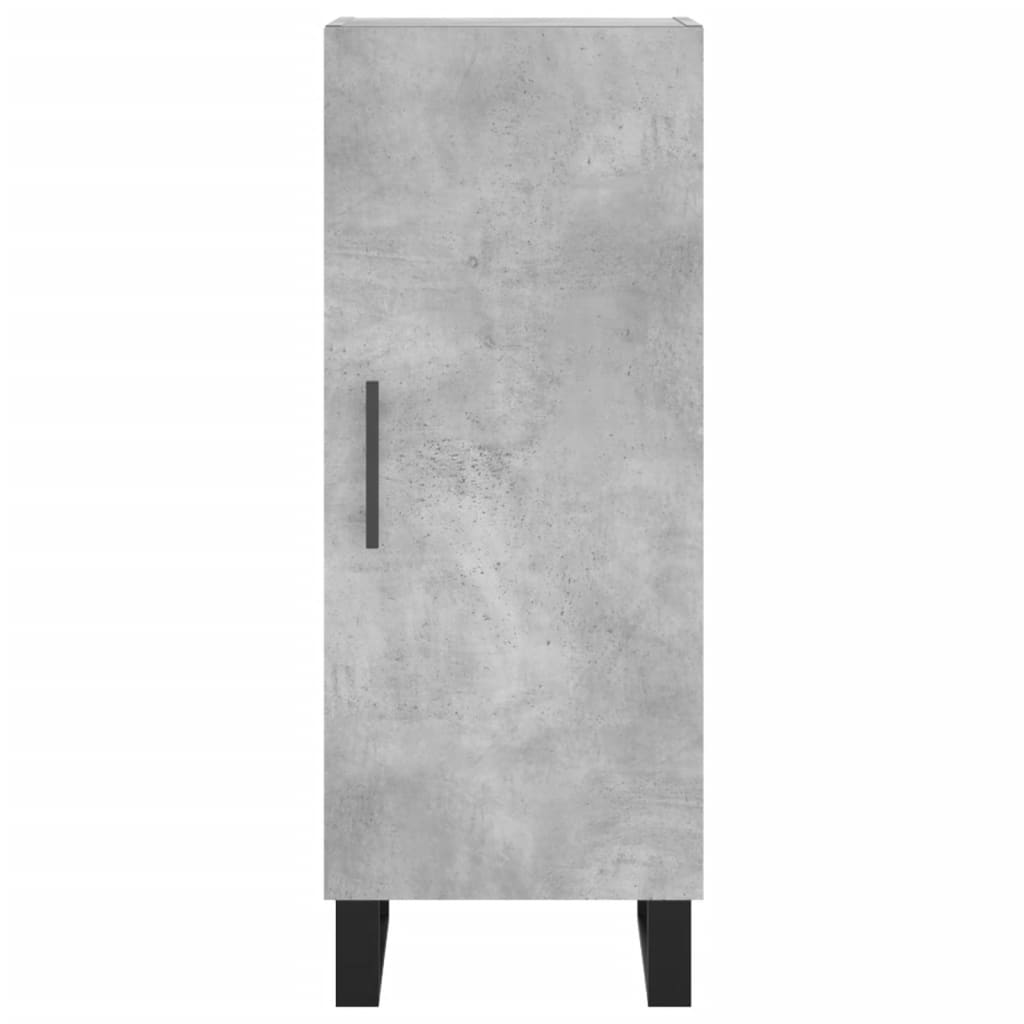 vidaXL Skříň highboard betonově šedá 34,5x34x180 cm kompozitní dřevo