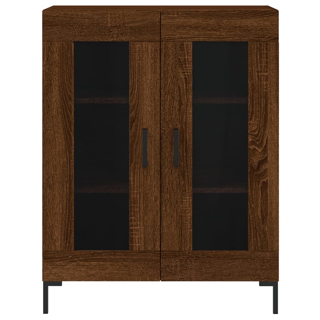 vidaXL Skříň highboard hnědý dub 69,5 x 34 x 180 cm kompozitní dřevo