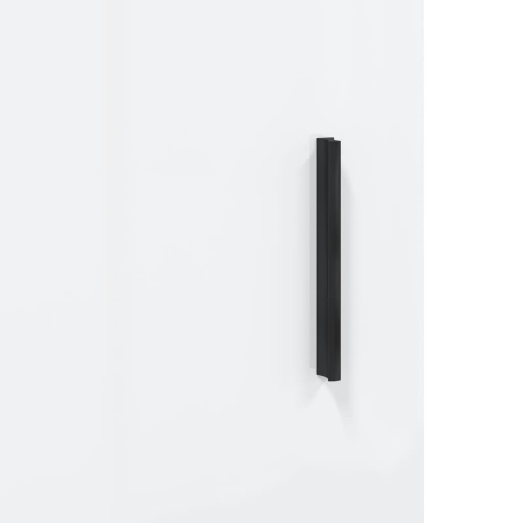 vidaXL Skříň highboard lesklá bílá 69,5 x 34 x 180 cm kompozitní dřevo