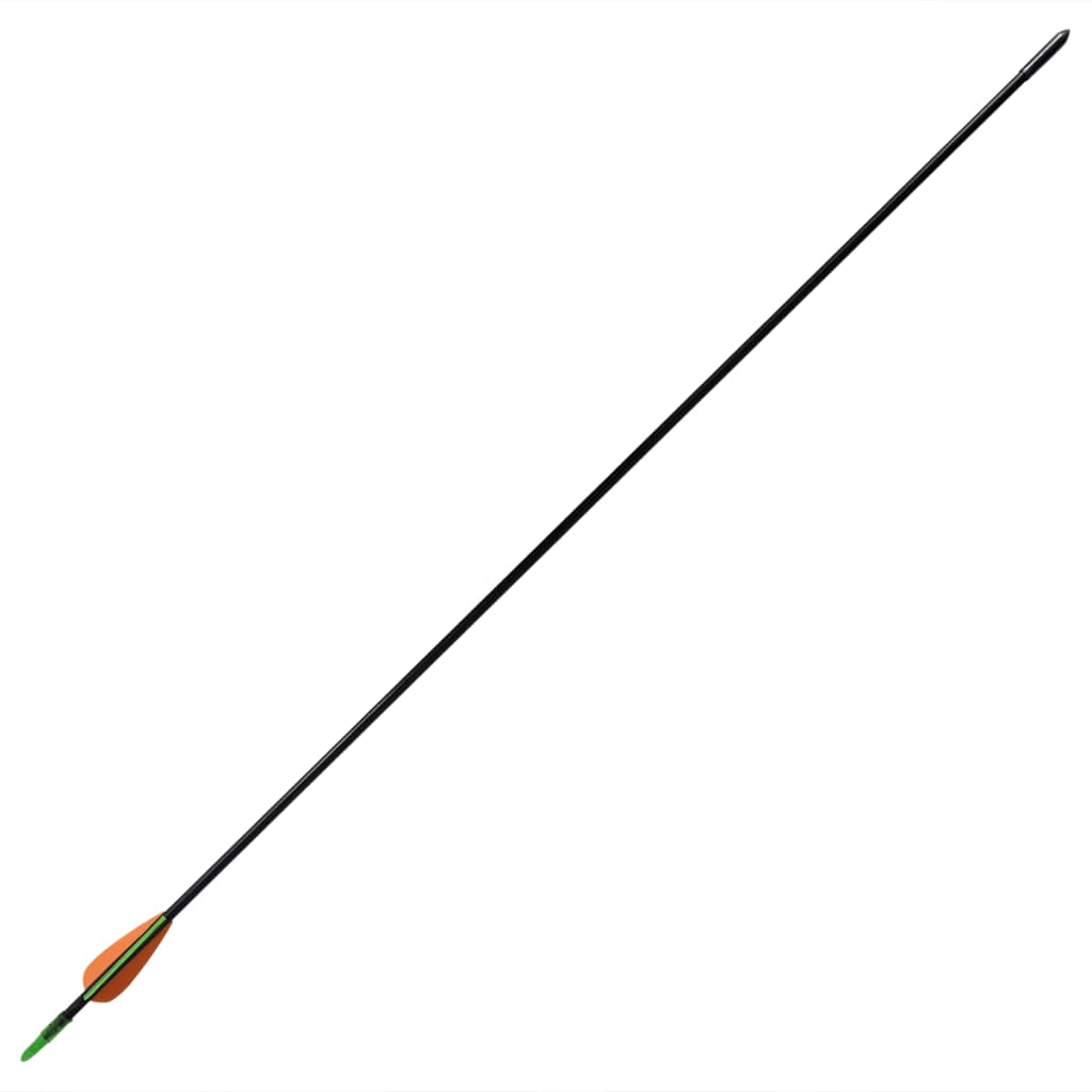 Standardní šípy k recurve luku 30" 0,6 cm sklolaminát 12 ks