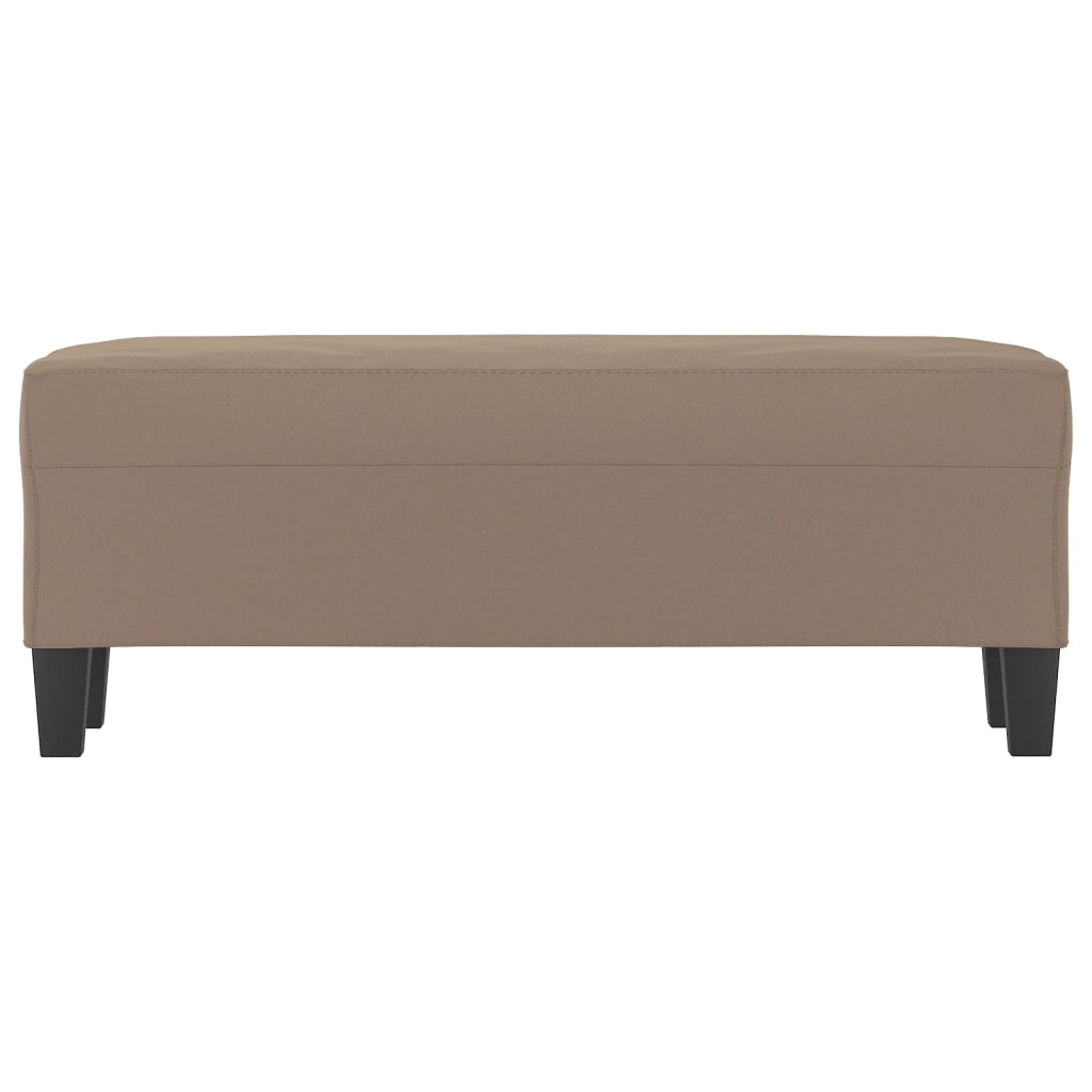 vidaXL Lavice taupe 100 x 35 x 41 cm tkanina z mikrovlákna