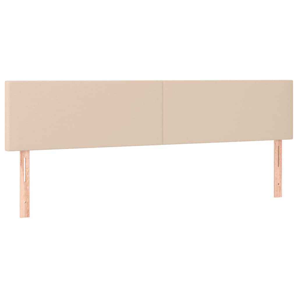 vidaXL Box spring postel s matrací cappuccino 180 x 200 cm umělá kůže