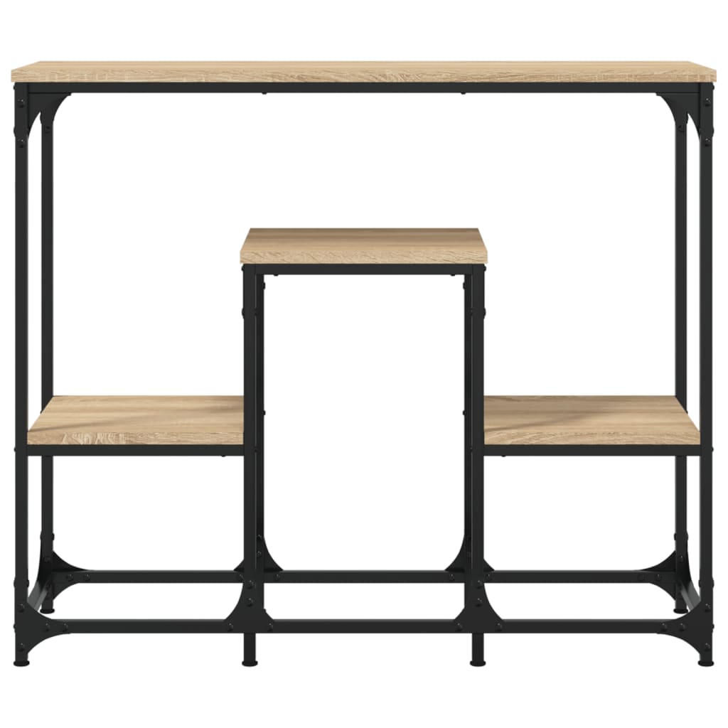 vidaXL Konzolový stolek dub sonoma 89,5 x 28 x 76 cm kompozitní dřevo