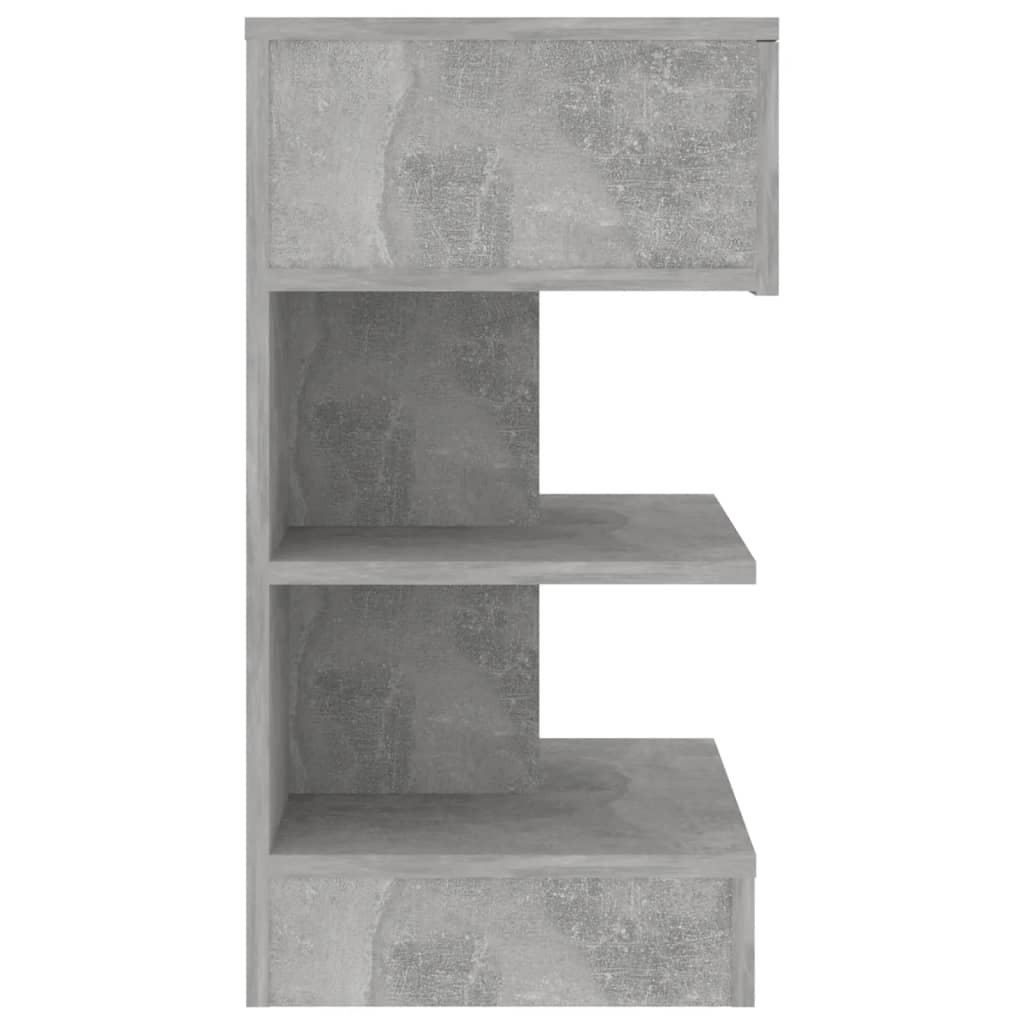 vidaXL Noční stolek betonově šedý 40 x 35 x 65 cm kompozitní dřevo