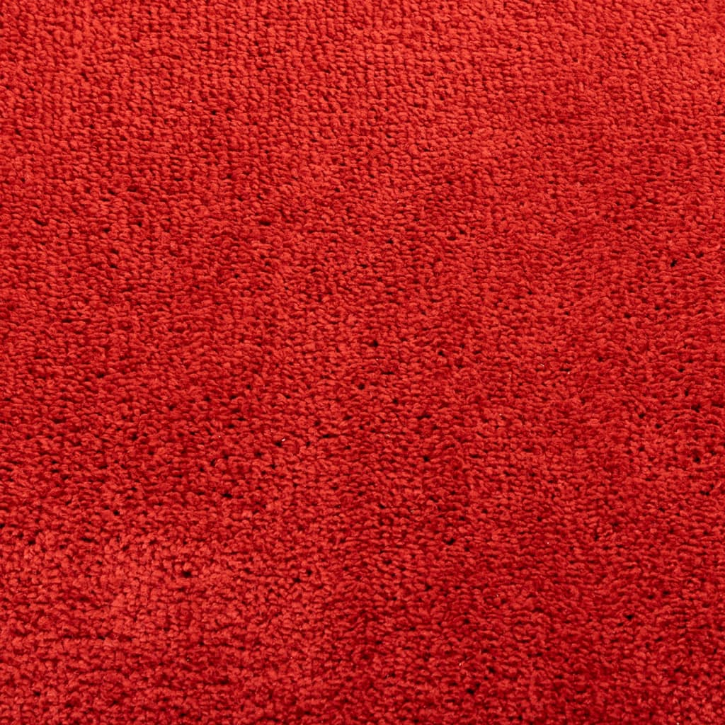 vidaXL Koberec OVIEDO krátký vlas červený 80 x 200 cm