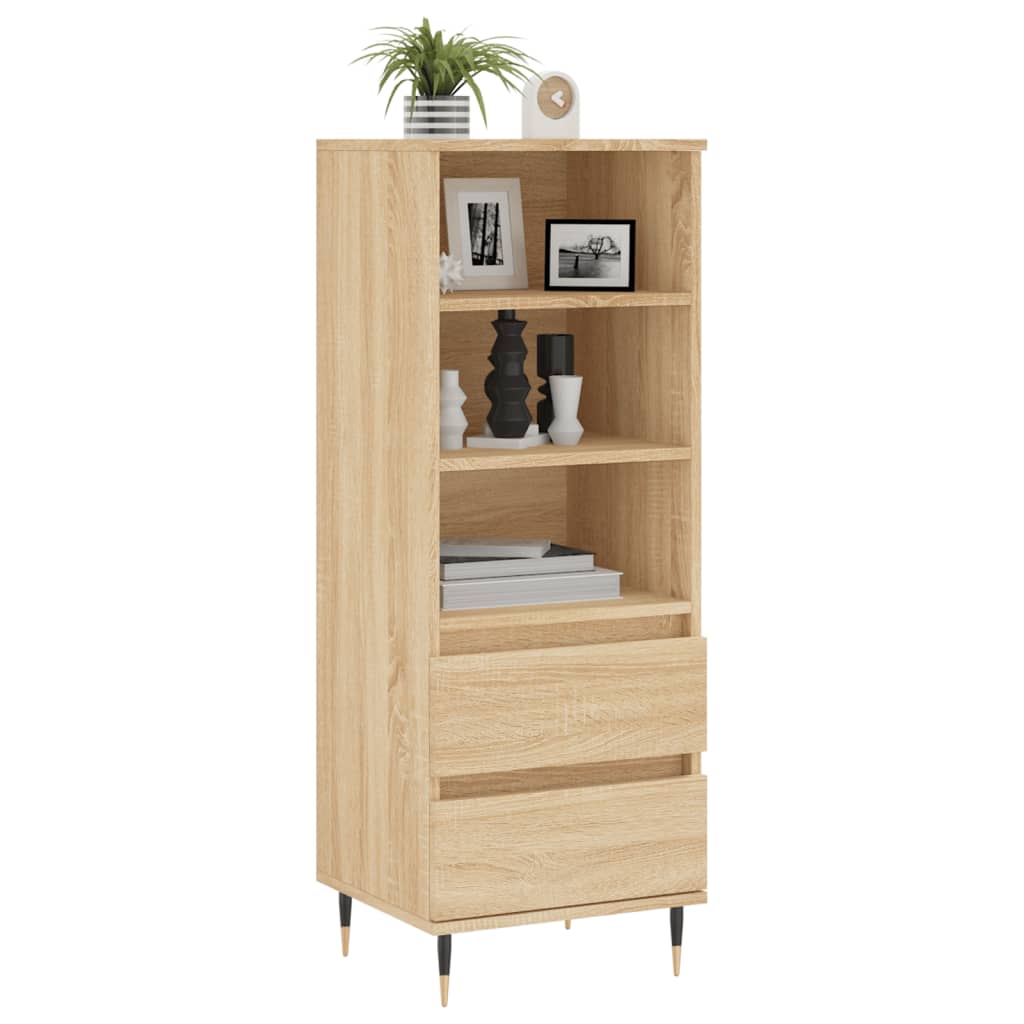 vidaXL Skříň highboard dub sonoma 40 x 36 x 110 cm kompozitní dřevo