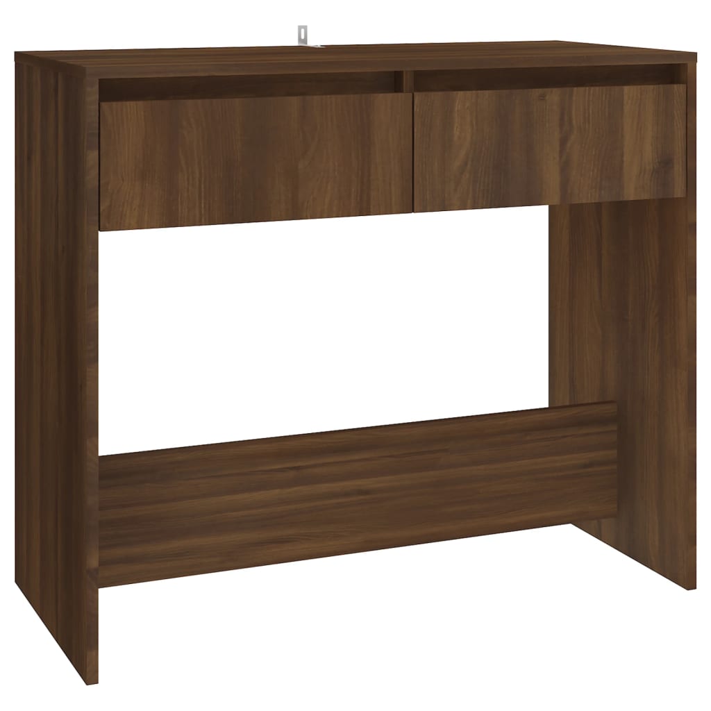 vidaXL Konzolový stolek hnědý dub 89 x 41 x 76,5 cm kompozitní dřevo