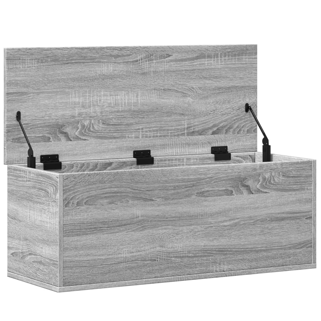 vidaXL Úložný box šedý sonoma 90 x 35 x 35 cm kompozitní dřevo