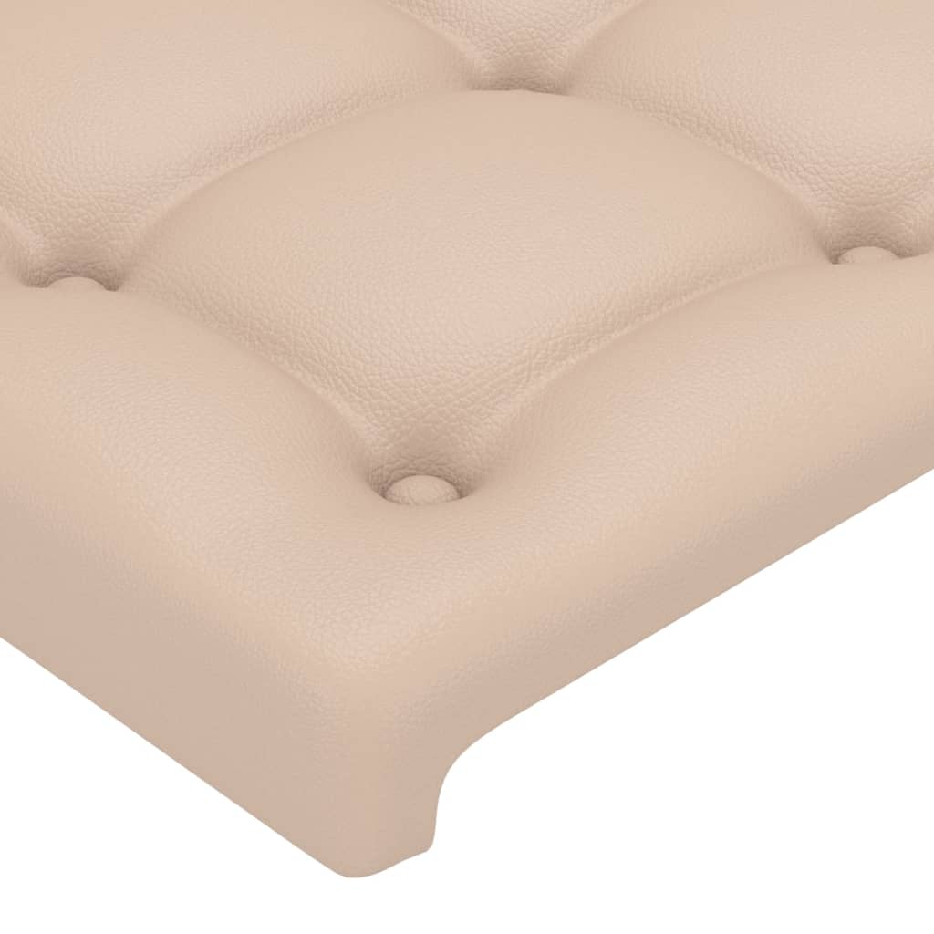 vidaXL Čelo postele typu ušák cappuccino 83x23x78/88 cm umělá kůže