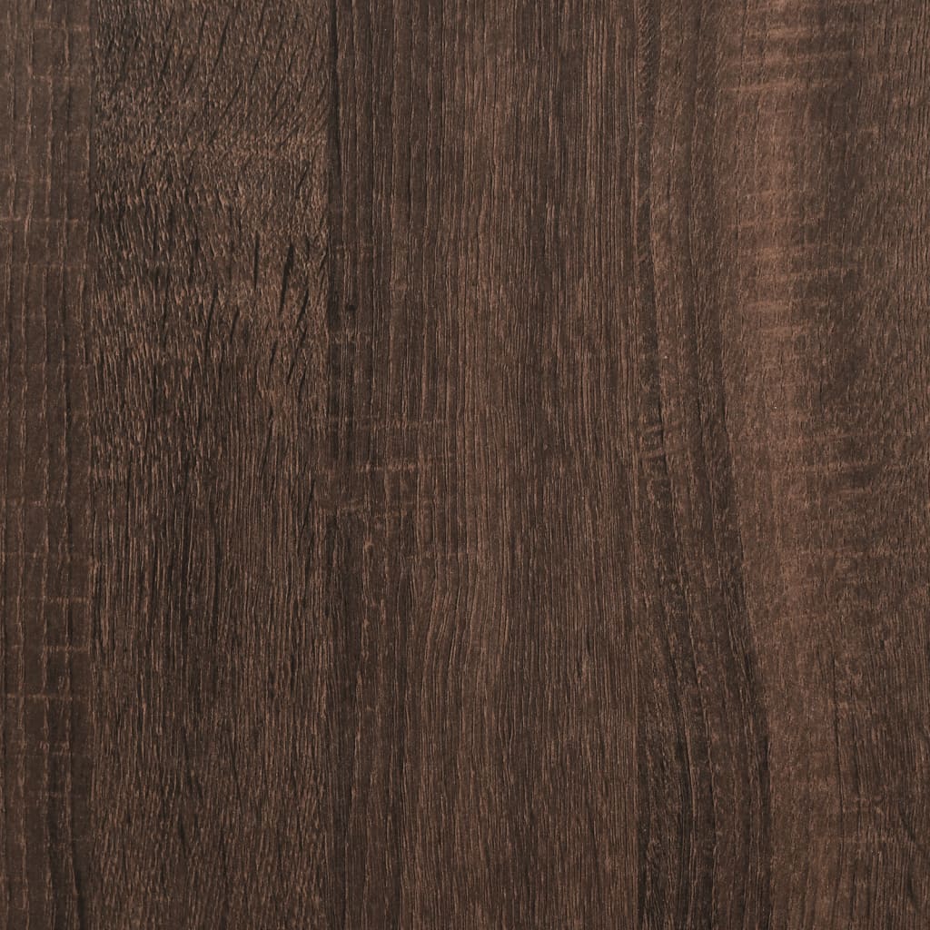 vidaXL Příborníky 3 ks hnědý dub kompozitní dřevo