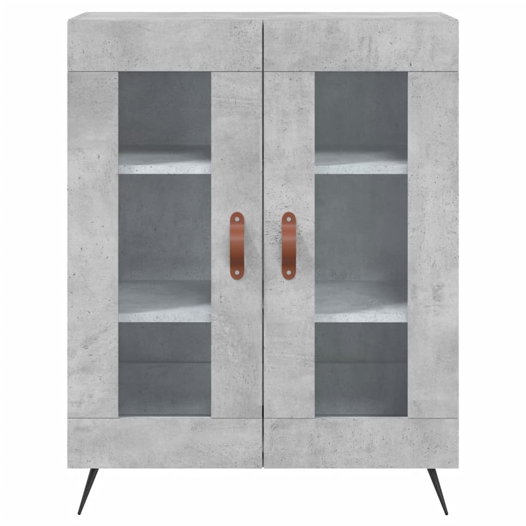 vidaXL Skříň highboard betonově šedá 69,5x34x180 cm kompozitní dřevo