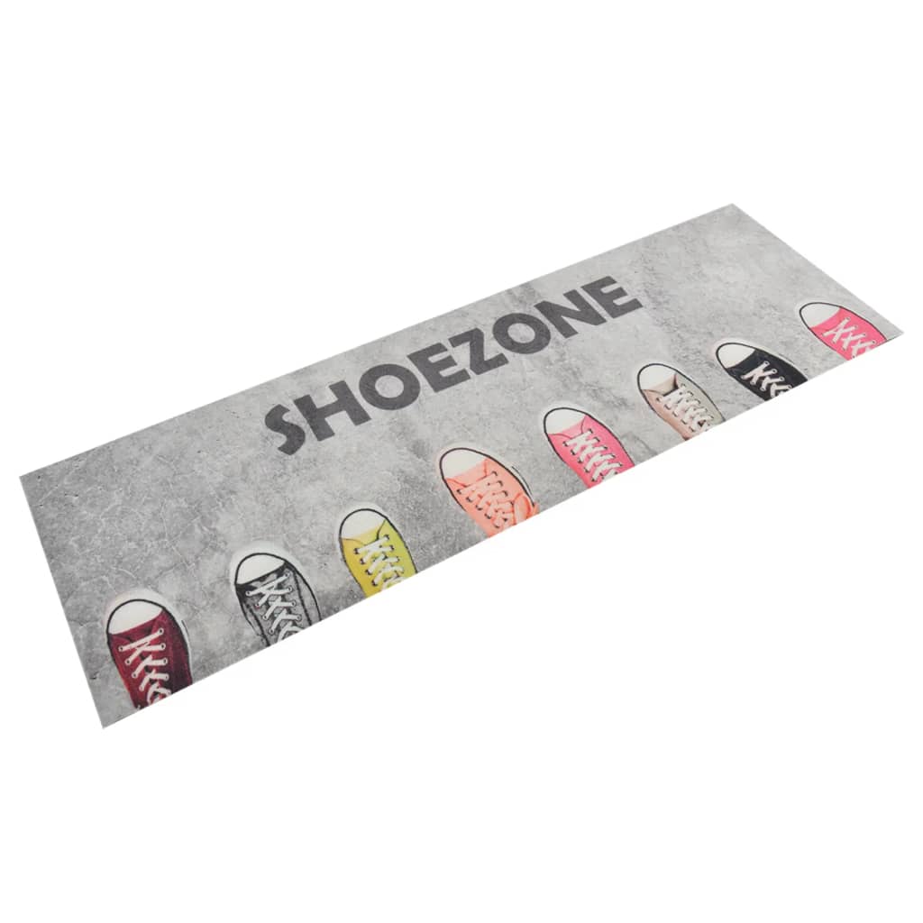 vidaXL Kuchyňský koberec omyvatelný Shoezone 60 x 180 cm samet