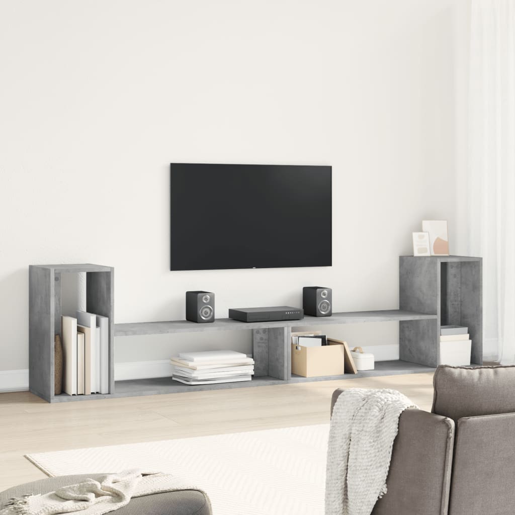 vidaXL TV skříňky 2 ks betonově šedé 100 x 30 x 50 cm kompozitní dřevo
