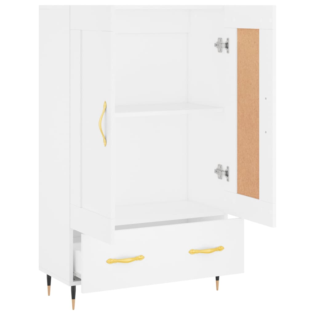 vidaXL Skříň highboard bílá 69,5 x 31 x 115 cm kompozitní dřevo