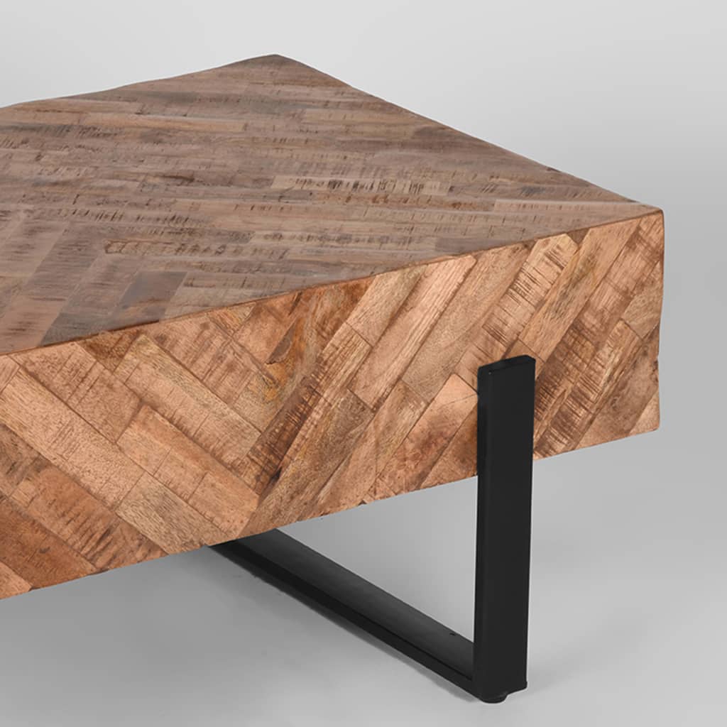 LABEL51 Konferenční stolek Float 90 x 60 x 40 cm dřevo/černý