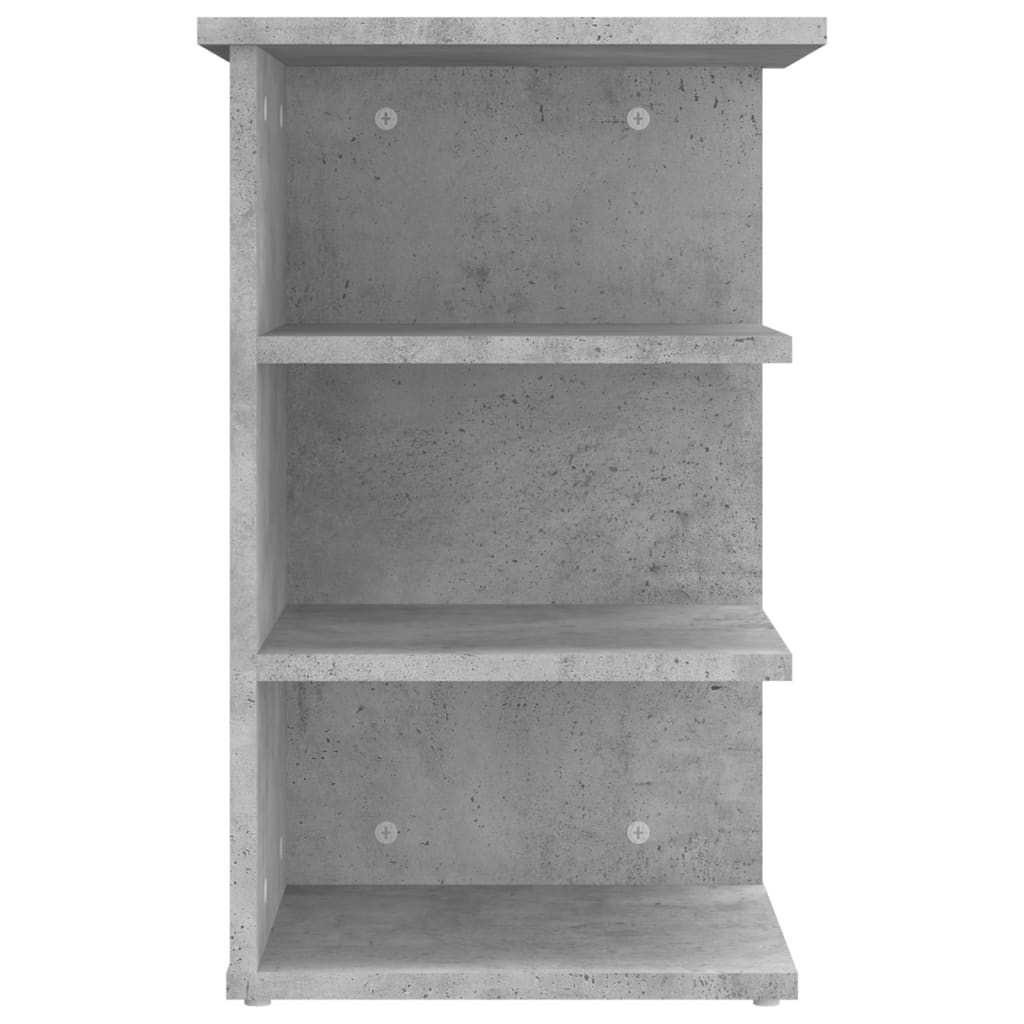 vidaXL Odkládací skříňka betonově šedá 35x35x55 cm kompozitní dřevo