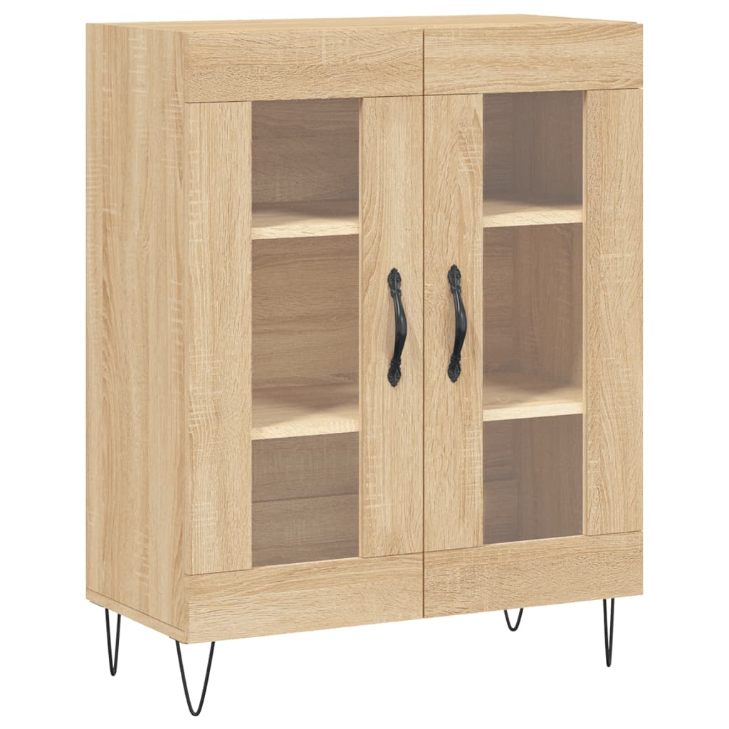 vidaXL Skříň highboard dub sonoma 69,5 x 34 x 180 cm kompozitní dřevo