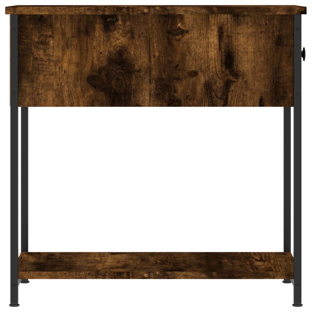 vidaXL Noční stolky 2 ks kouřový dub 30 x 60 x 60 cm kompozitní dřevo