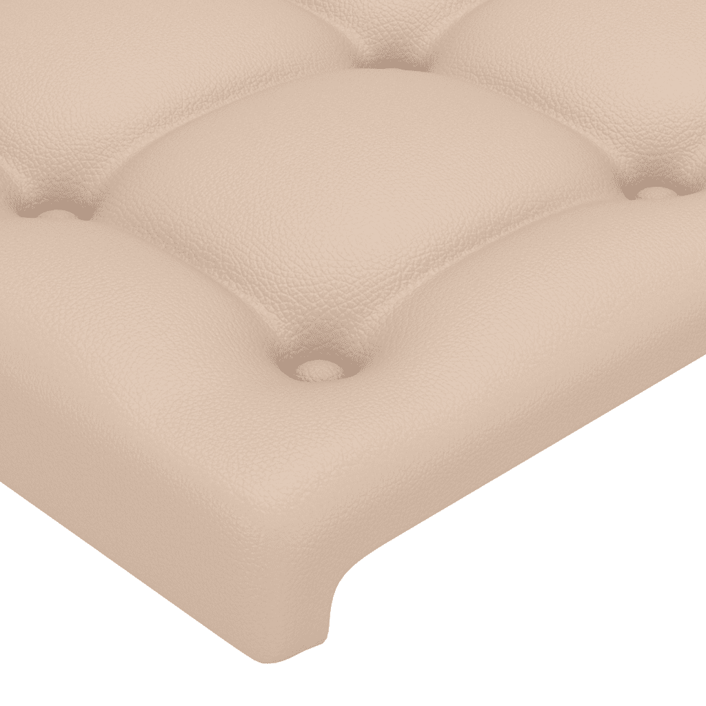 vidaXL Box spring postel s matrací cappuccino 80 x 200 cm umělá kůže