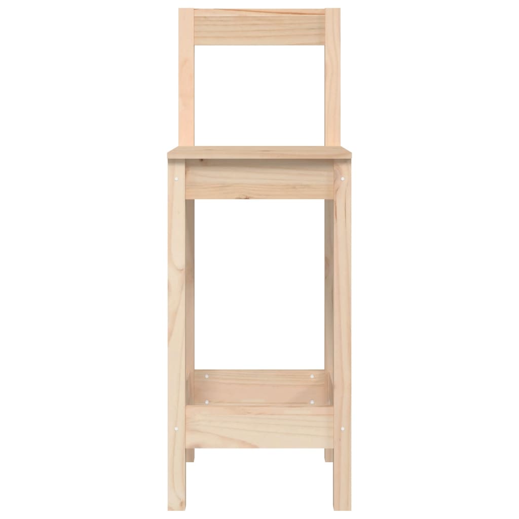 vidaXL Barové stoličky 2 ks 40 x 41,5 x 112 cm masivní borové dřevo