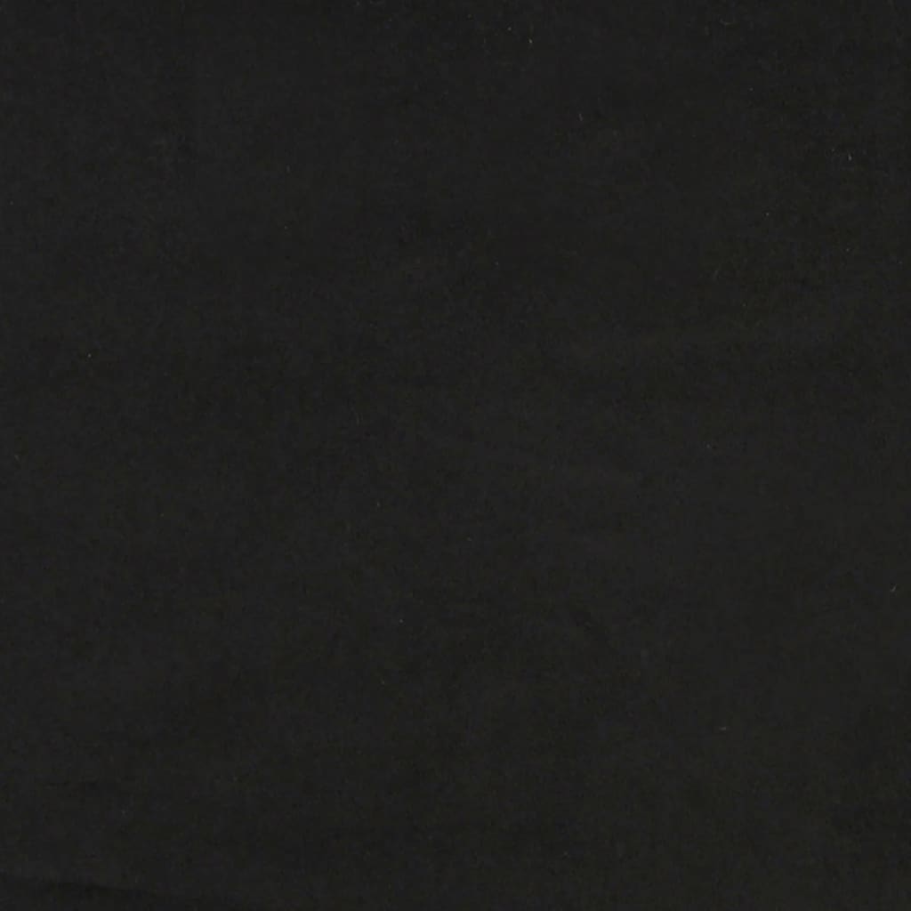 vidaXL 3místná pohovka s polštáři černá 180 cm samet