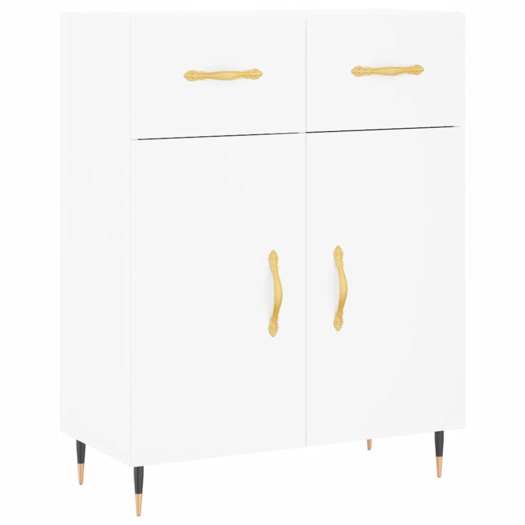 vidaXL Skříň highboard bílá 69,5 x 34 x 180 cm kompozitní dřevo