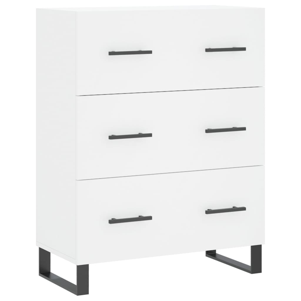 vidaXL Skříň highboard bílá 69,5 x 34 x 180 cm kompozitní dřevo