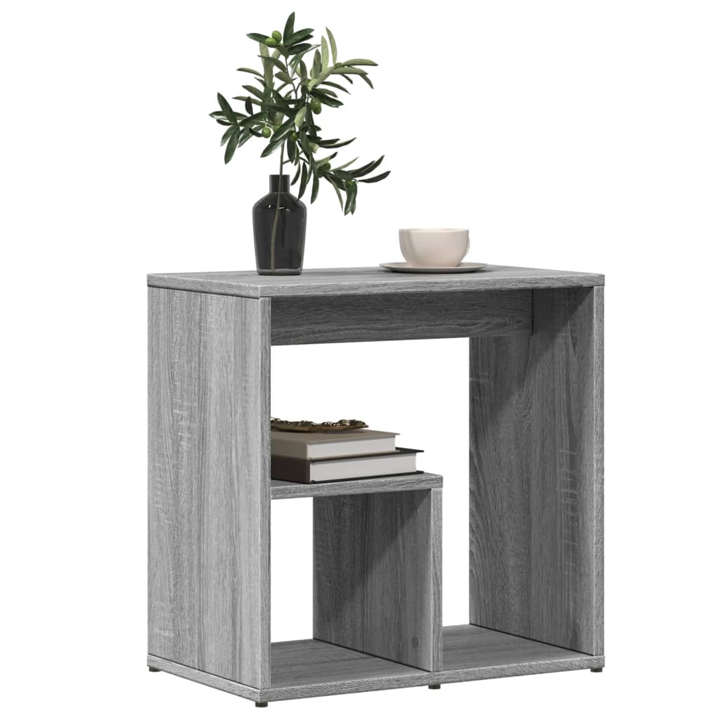 vidaXL Odkládací stolek šedý sonoma 50 x 30 x 50 cm kompozitní dřevo