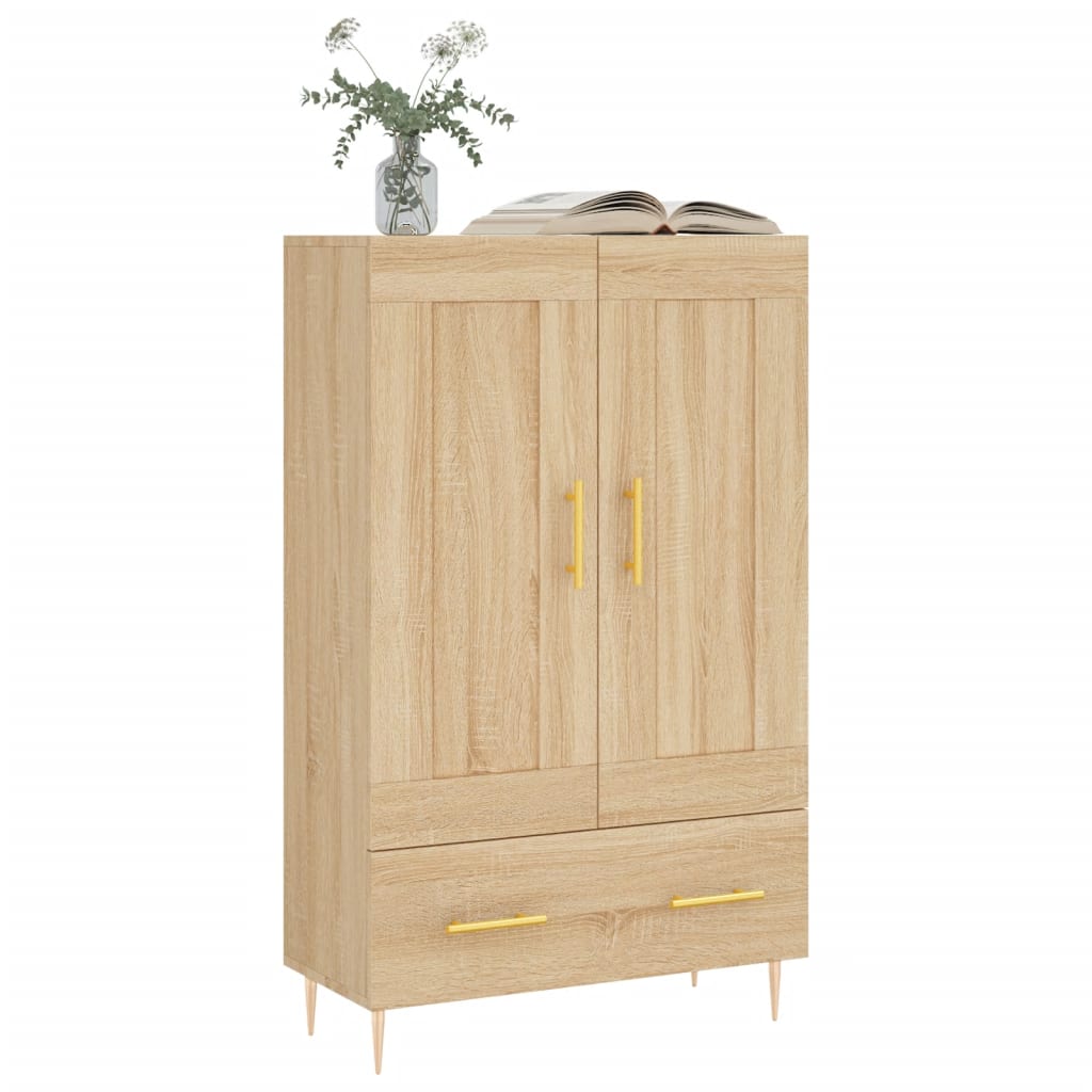 vidaXL Skříň highboard dub sonoma 69,5 x 31 x 115 cm kompozitní dřevo