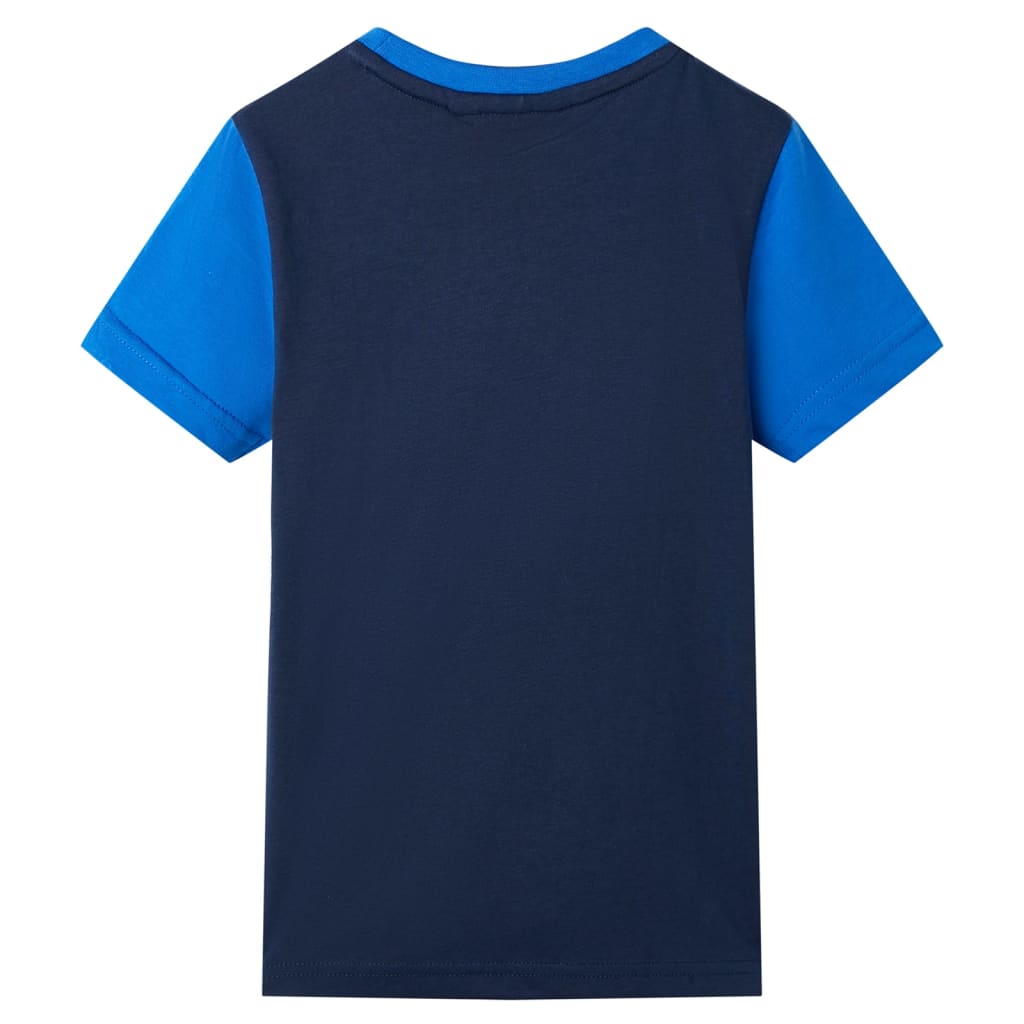 Dětské tričko modré a námořnicky modré 92