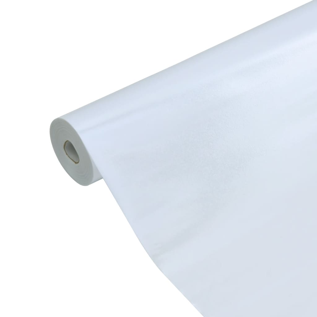 vidaXL Okenní fólie statická matná průhledná bílá 90 x 500 cm PVC