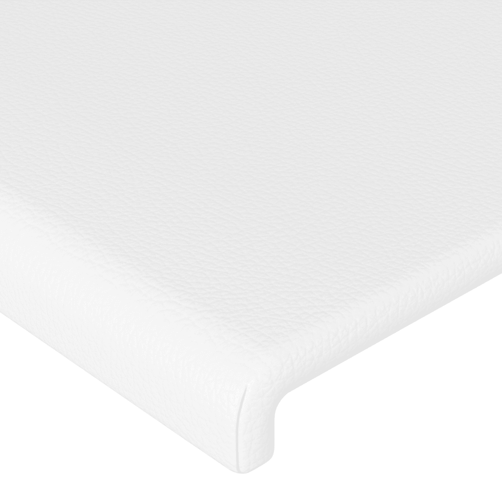 vidaXL Box spring postel s matrací bílá 90x200 cm umělá kůže