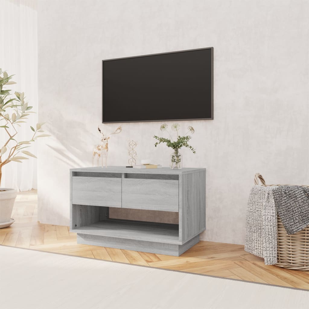vidaXL TV skříňka šedá sonoma 70 x 41 x 44 cm kompozitní dřevo
