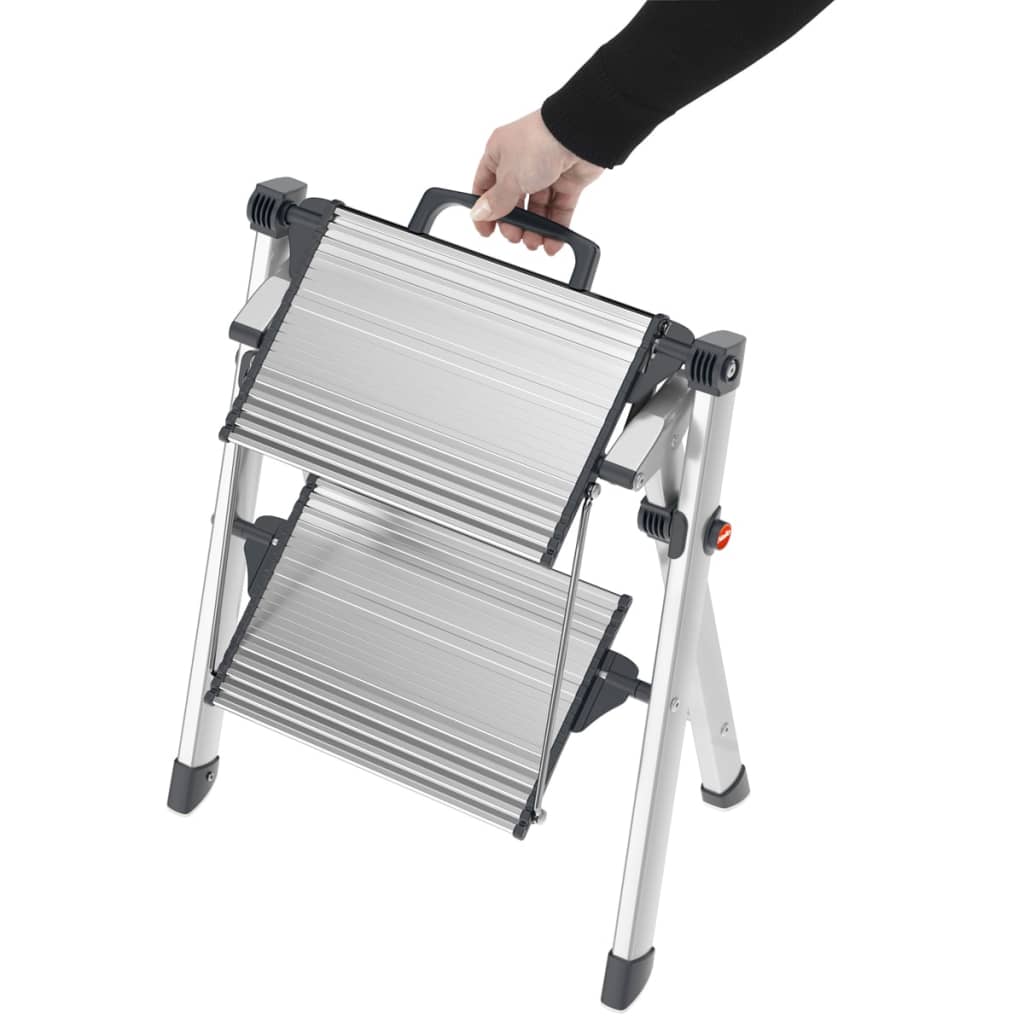 Hailo Schůdky se 2 stupni Mini Comfort 45 cm hliník 4310–100