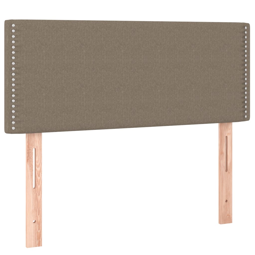 vidaXL Box spring postel s matrací taupe 90x190 cm textil