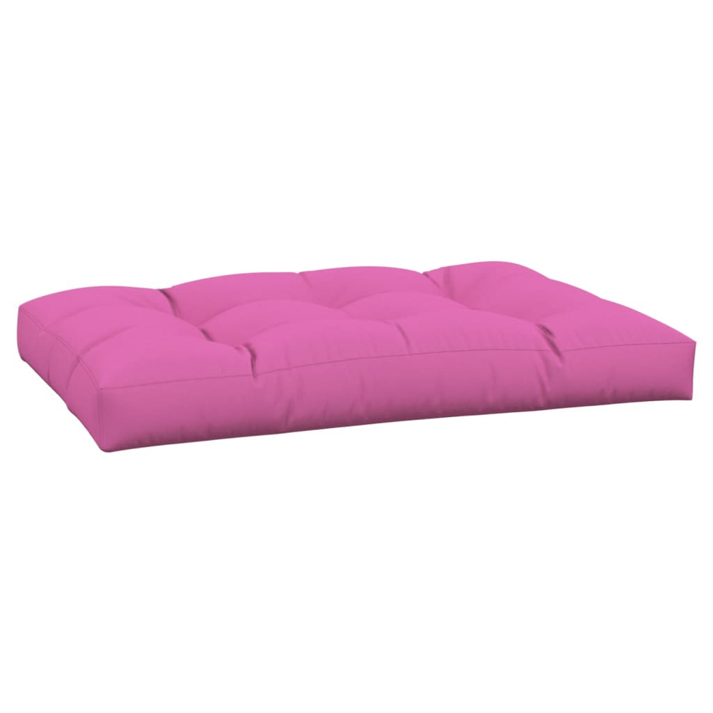 vidaXL Poduška na palety růžová 120 x 80 x 12 cm textil