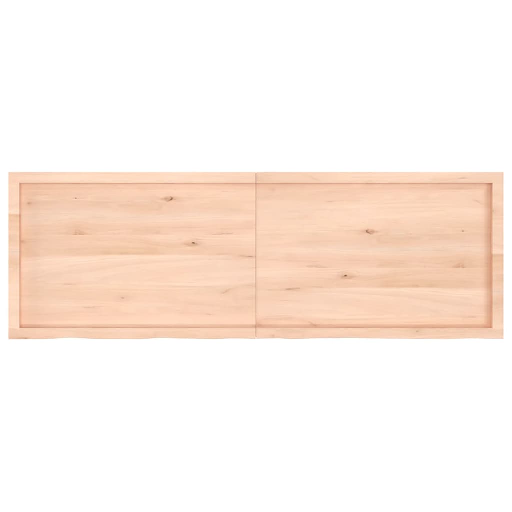 vidaXL Stolní deska 180x60x(2-4) cm neošetřený masivní dubové dřevo