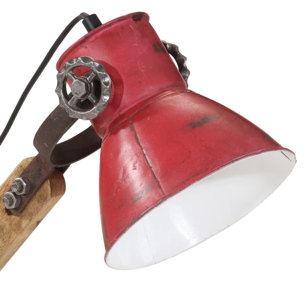 vidaXL Stolní lampa 25 W červená patina 23 x 18 x 96 cm E27