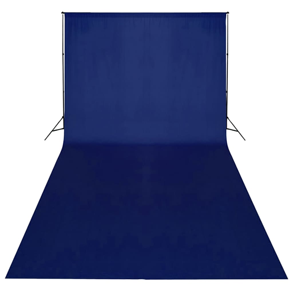vidaXL Pozadí pro klíčování bavlna modré 600 x 300 cm