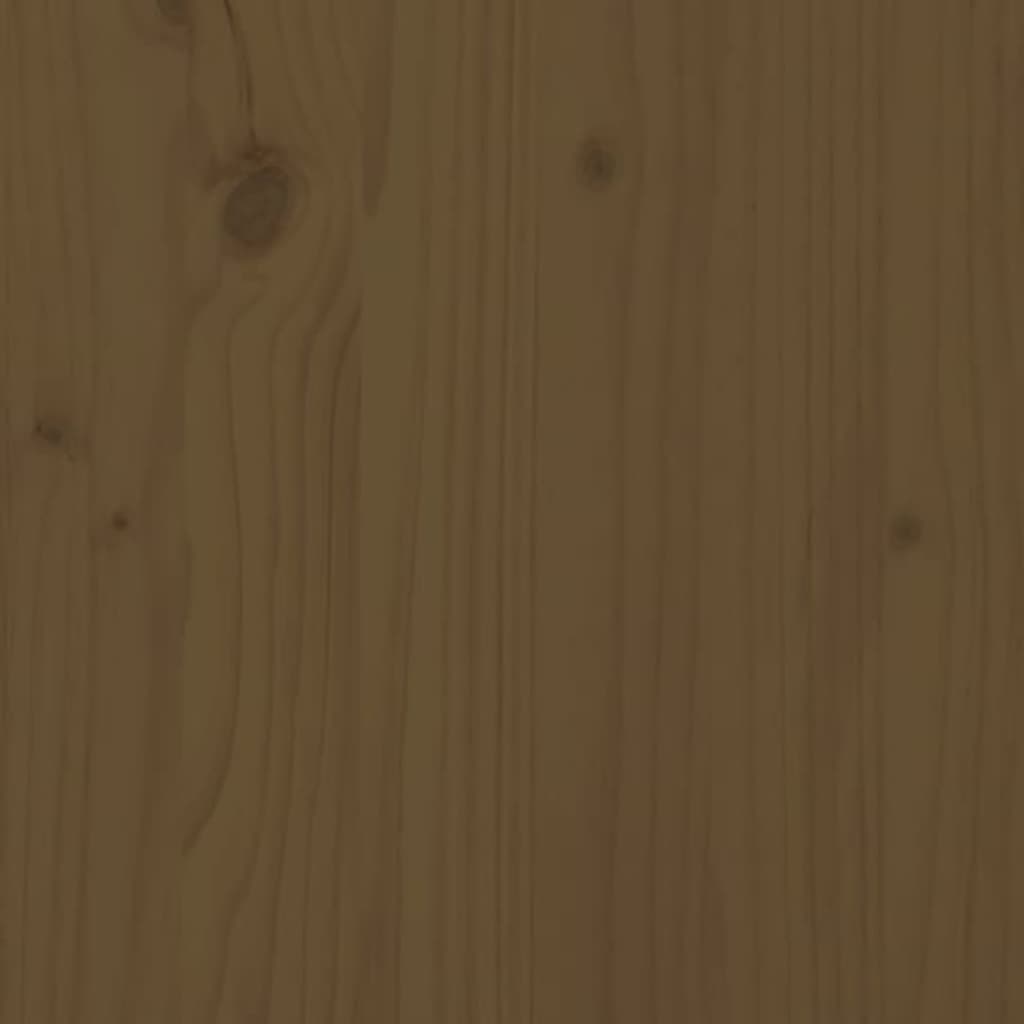 vidaXL Noční stolek medově hnědý 40 x 34 x 35 cm masivní borové dřevo