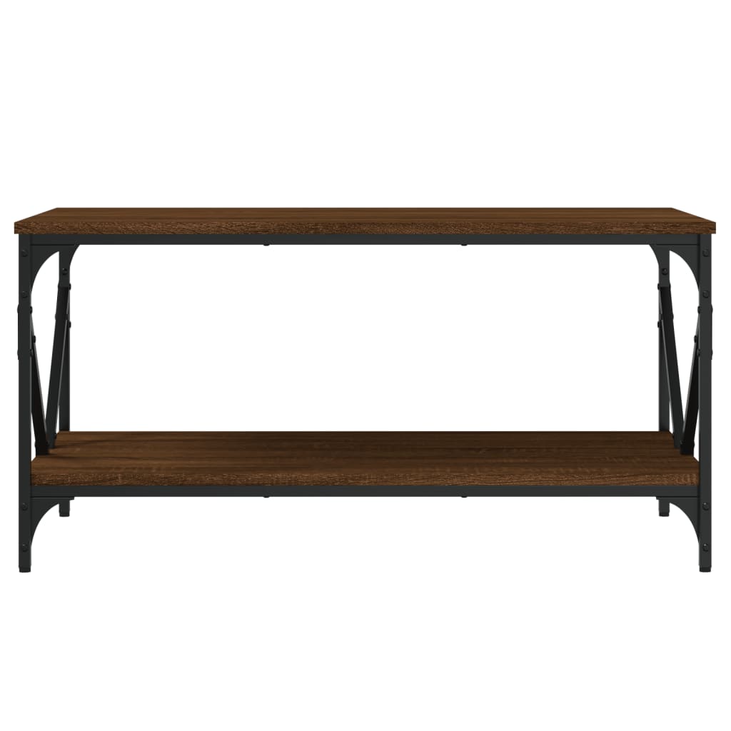vidaXL Konferenční stolek hnědý dub 90 x 50 x 45 cm kompozitní dřevo