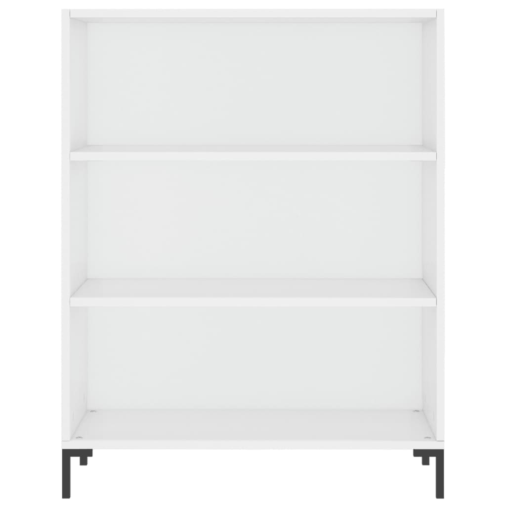 vidaXL Skříň highboard lesklá bílá 69,5 x 34 x 180 cm kompozitní dřevo