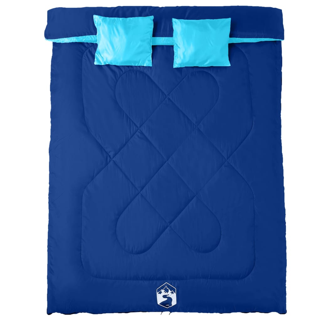 vidaXL Dvojitý spací pytel s polštáři pro dospělé 3–4 roční období