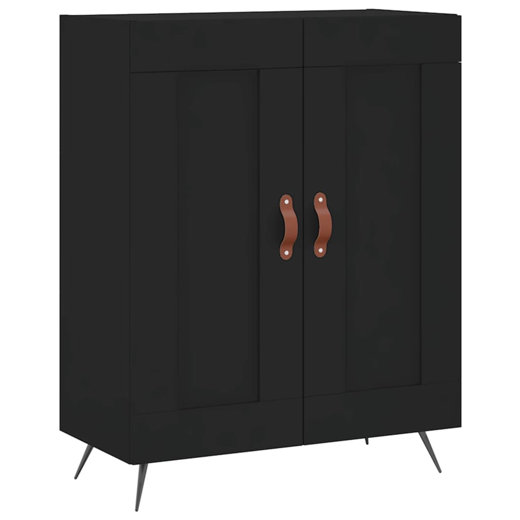 vidaXL Skříň highboard černá 69,5 x 34 x 180 cm kompozitní dřevo