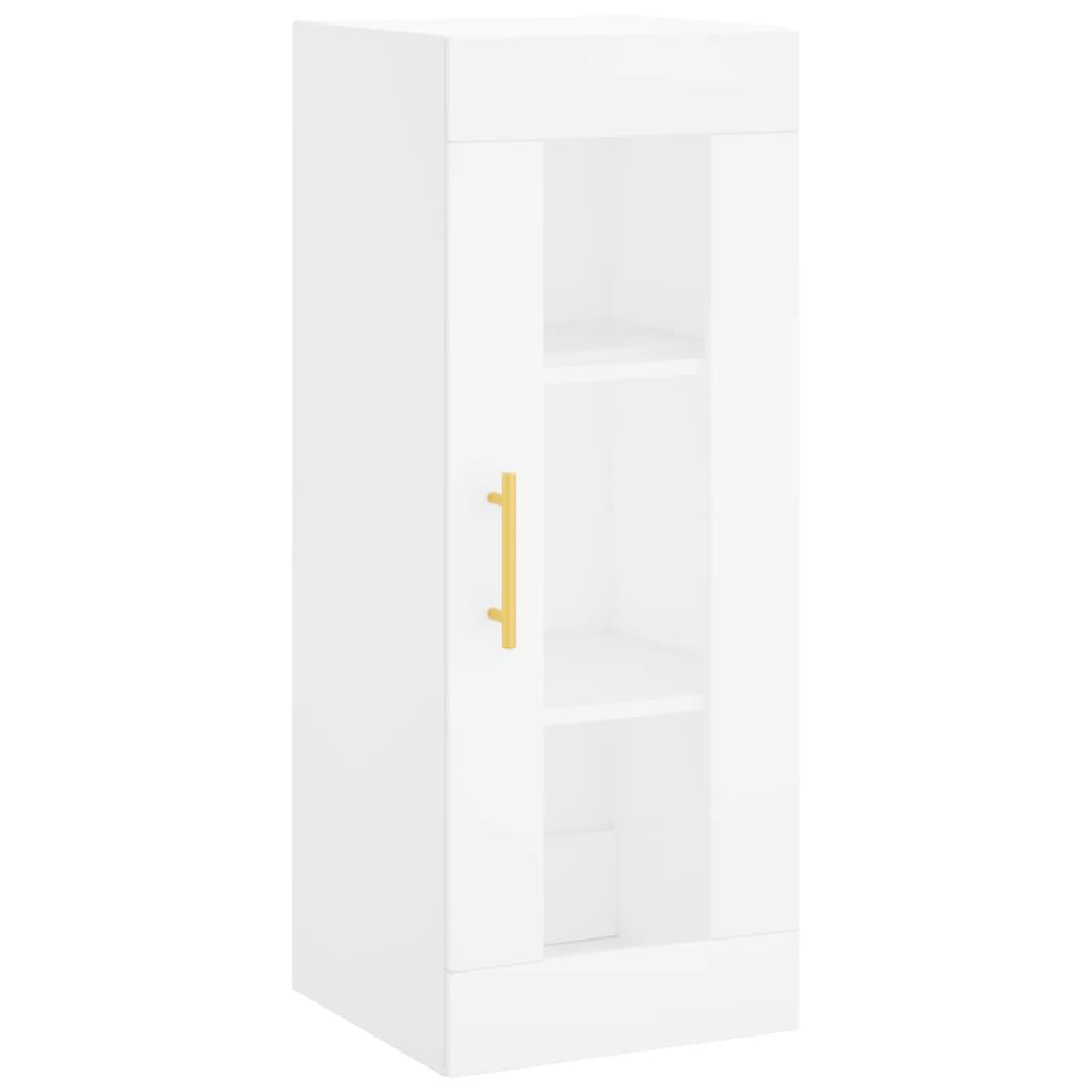 vidaXL Skříň highboard bílá 34,5 x 34 x 180 cm kompozitní dřevo